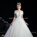 High quality new creative strapless sweetheart neckline classic ivory lace bridal gown